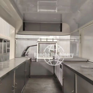 Camion de restauration en acier inoxydable certifié CE avec cuisine complète pour la vente de restauration rapide et de glaces, remorque commerciale pour hot-dogs - Product Image 1