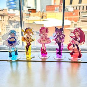 OEM Odm ตัวละครอะคริลิก มาโดกะ x เมโลดี้ อะคริลิกเจลลี่สแตนดี้ 4 ชิ้น - Product Image 1