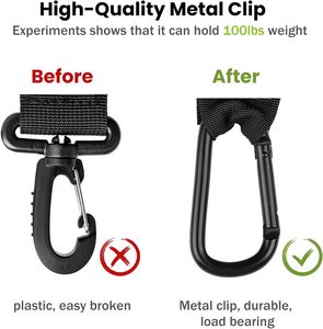 En stock Harnais d'épaule pour débroussailleuse [Clip métallique amélioré] Compatible avec débroussailleuse à fil et <span class=keywords><strong>souffleur</strong></span> de feuilles - Product Image 5