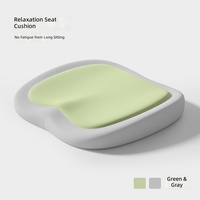 Coussin de siège ergonomique en mousse à mémoire de forme pour soulager la pression, idéal pour les longues sessions de travail sur chaise de bureau