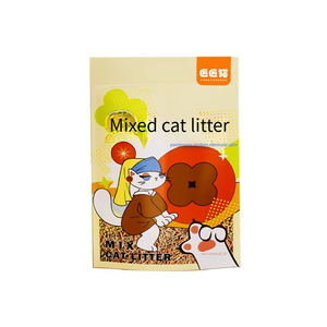 Commercio all'ingrosso 2.4kg aggruppamento lettiera per gatti deodorante Bentonite <span class=keywords><strong>Tofa</strong></span> misto, bassa polvere, controllo degli odori, antibatterico per i gatti - Product Image 3