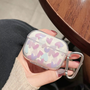 Coque de protection rose en forme de cœur pour écouteurs sans fil Apple <span class=keywords><strong>AirPods</strong></span> 1ère et 2ème génération, étui de protection pour <span class=keywords><strong>Airpods</strong></span> 3 2 1 Pro 2 et boîtier de charge - Product Image 4