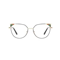 Montura de gafas para mujer, lentes ópticas transparentes de Río, último modelo, marco de Metal, a la moda, Unisex