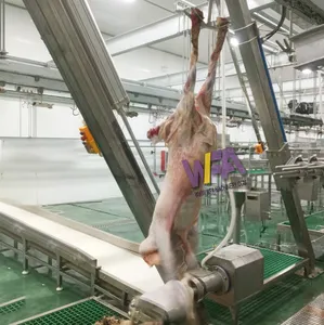 Máquinas de matadero de ovejas Equipo de pelado Máquina de pelado de cadáveres de cabra con equipo de carnicería