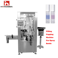 Machines de remplissage de parfum entièrement automatiques Usine 10-100Ml Machine de capsulage de remplissage de liquide de bouteille de parfum d'huile essentielle