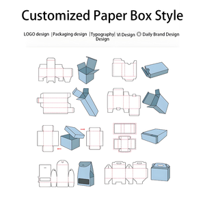 Boîte-cadeau d'emballage en carton personnalisée avec couvercle amovible (2 couvercles inclus) et boîte de base avec inserts en mousse - Product Image 4