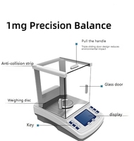 Balance de précision 1 mg avec plateau de pesée carré pour usage en laboratoire et éducatif