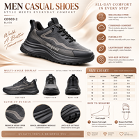 Baskets basses noires pour hommes, à semelle épaisse et robuste, à lacets, en cuir synthétique, avec empiècements ondulés, style athleisure, chaussures décontractées pour hommes