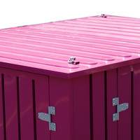 Conteneur mobile modulaire de 20 pieds au design moderne, maison conteneur en carton ondulé, café-bar, cabine portable, assemblage rapide
