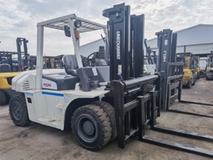 Mitsubishi FD70 7 Ton Diesel Forklift <b>Used</b> Japanese High Mast Internal Combustion 1 Year Warranty Test Report - Product Image 2