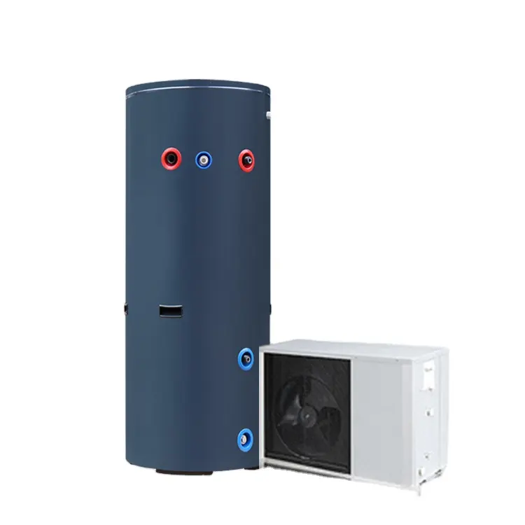 SST 100L easy to install SUS 304/316/ stainless steel duplex heat pump hot water heater tank for sale