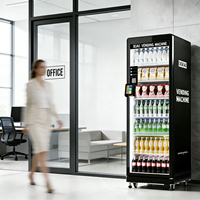 Distributeur automatique XMAI AI Grab Go 520 litres (18,4 pieds cubes) avec surveillance à distance, 5G, acceptant Visa, Apple Pay et Google Pay, réfrigéré