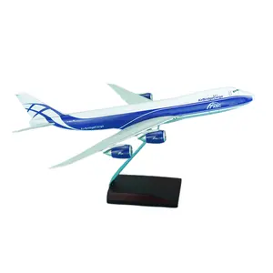 Escala de B747-8F de pintura personalizada, modelo de avión a control remoto, Boeing 200, regalos de negocios coleccionables, ABC, 1: 747, 37cm