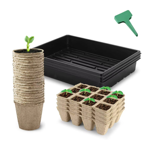 Square Seed Grow Trays Plastic No Drain Holes Plant Seeding Tray Garden <b>Flats</b> for Growing Microgreens Wheatgras - Product Image 2