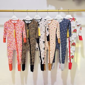 Conjuntos de Pijamas de Bambú y Spandex de Alta Calidad para Bebés, 2 Piezas, Manga Corta y Pantalones, Ropa de Dormir Infantil con Estampado de <span class=keywords><strong>Ganso</strong></span> Silly Goose - Product Image 2
