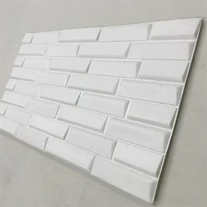 Pelapis Dinding Busa 3D Wallpaper Lantai Wallpaper PVC Penutup Dinding Busa