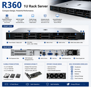 Servidor en Rack R360 1U con Procesador Xeon, DDR5 Empresarial para Virtualización y Computación en la Nube, Servidor en Rack Empresarial Compacto R360 1U - Product Image 3