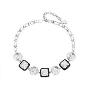Collier ras du cou vintage doré et argenté - Product Image 5