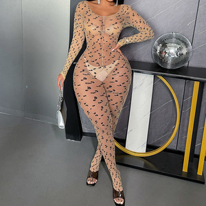Nuovi Abiti Esotici, Bodystocking Trasparenti in Nylon, Lingerie Sexy a Rete per Donne, Body Traspirante in Mesh Erotico - Product Image 4