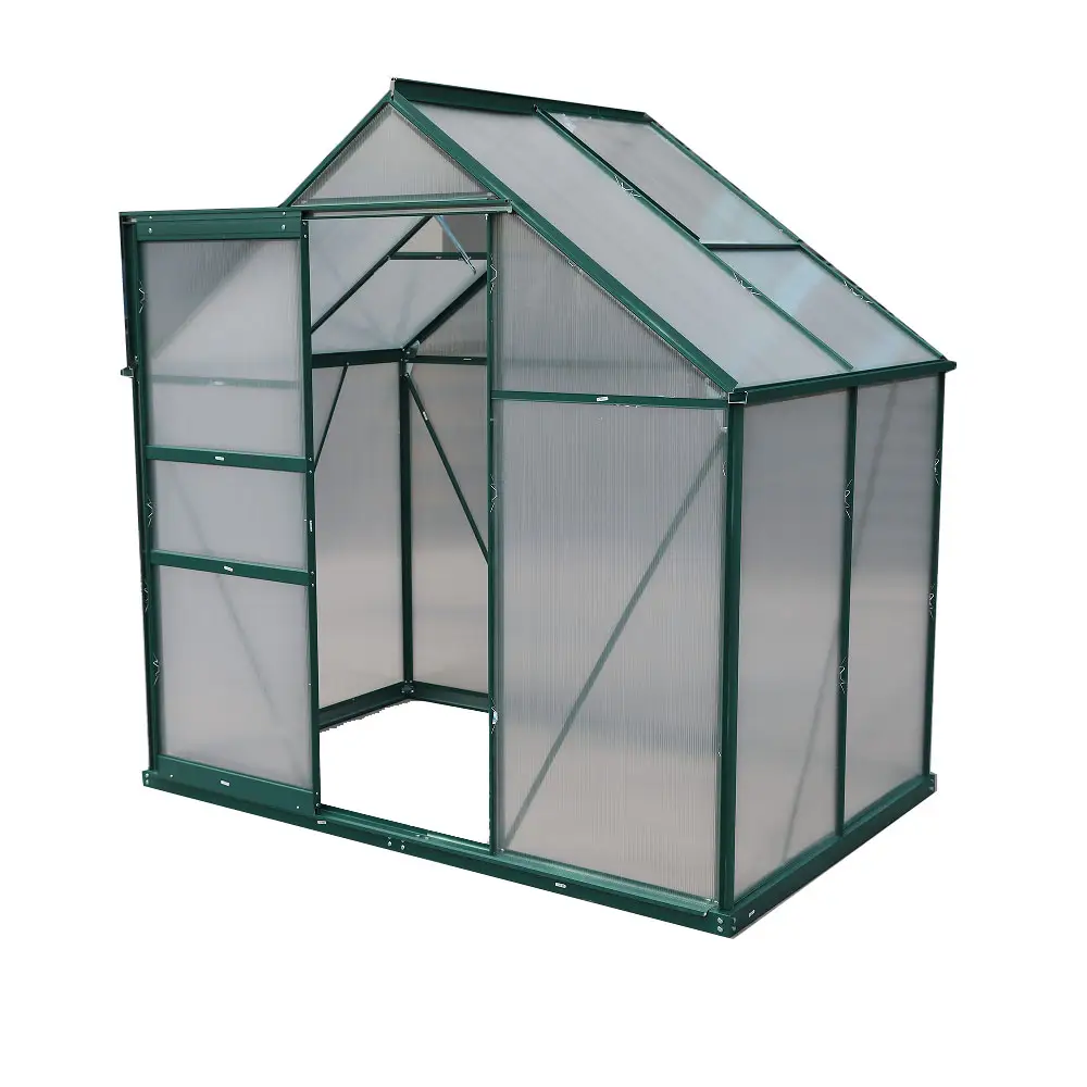 Chinese Garden Supplies Mini Garden Green House Aluminum Frame Greenhouse
