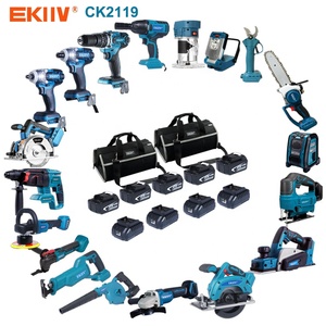 EKIIV 20v 4ah Perceuse à percussion portable sans fil, clé à chocs sans balais, kits d'outils électriques combinés DW2113 EKIIV 20v 4ah - Product Image 5