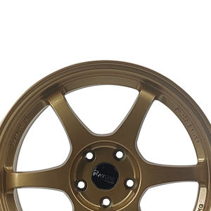 โรงงานขายส่ง <span class=keywords><strong>SSR</strong></span> <span class=keywords><strong>18</strong></span>นิ้ว5หลุมสีทอง6ซี่ขอบล้ออลูมิเนียมอัลลอยด์ - Product Image 4