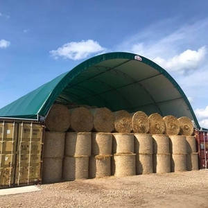 Abri dôme industriel à double treillis 60x40 pieds (18x12m) – Grande tente de stockage extérieur, <span class=keywords><strong>garage</strong></span>, hangar d'aviation portable - Product Image 5