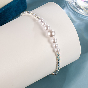 Bracelets élégants et simples pour femmes, bracelets à fermoir, bracelets avec initiales, bracelet en pierre naturelle, bracelet pour homme - Product Image 1