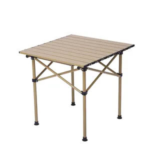 Promotional Custom Logo Travel Table Aluminum Outdoor Folding Camping Tables