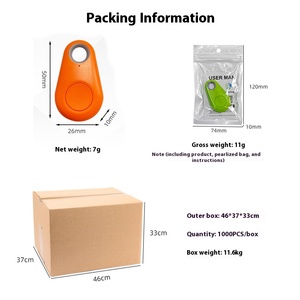 Top xếp hạng không thấm nước thông minh IOS & Android 4 gam Pet <span class=keywords><strong>GPS</strong></span> Tracker thời gian thực theo dõi với app mini chống mất thiết bị - Product Image 4