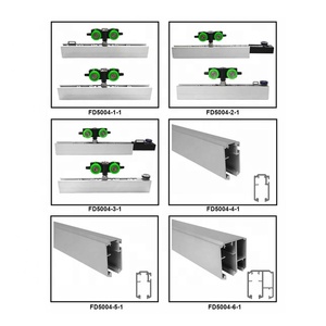4 Tấm Kính thiên văn trượt hệ thống không khung cử<span class=keywords><strong>a</strong></span> trượt cử<span class=keywords><strong>a</strong></span> trước cho Patio nhà - Product Image 6