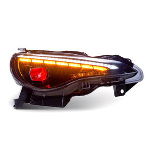 Conjunto de Faros Delanteros LED Modificados con Luces de Conducción, Direccionales, de Freno y Ojos de Águila para <span class=keywords><strong>Toyota</strong></span> <span class=keywords><strong>GT86</strong></span> 2012 Subaru BRZ 2013 - Product Image 5