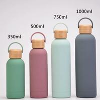 Bouteilles d'eau isothermes en acier inoxydable à double paroi avec logo personnalisé pour sports de plein air, portables, 500ML 750ML 1000ML, à petite ouverture
