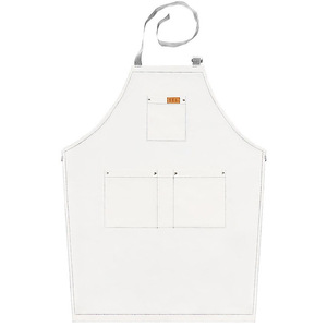 Delantal <span class=keywords><strong>de</strong></span> Mezclilla Blanco sin Mangas Niuweili para Cocina, Chef, Peluquero, Cafetería, <span class=keywords><strong>Hombres</strong></span>, Mujeres y Niños, para Pintar - Product Image 3