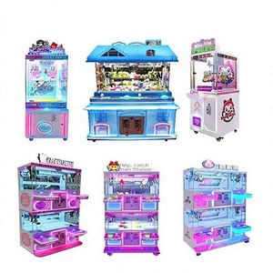 Toy Prize Arcade Vending Cabinet Rotary Holder Led Lighting Coin Payment Amusement Supplier Export Model <b>Clip</b> Machine - Product Image 1