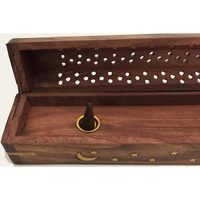 Brûleur d'encens artisanal en bois et bambou, écologique, personnalisable, pour la maison, encens indien, logo personnalisé, vente en gros