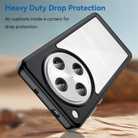 Effacer tout compris Protection étui de téléphone portable housse acrylique antichoc pour Oppo Find X8 Pro/X8/K12 Plus/K12x