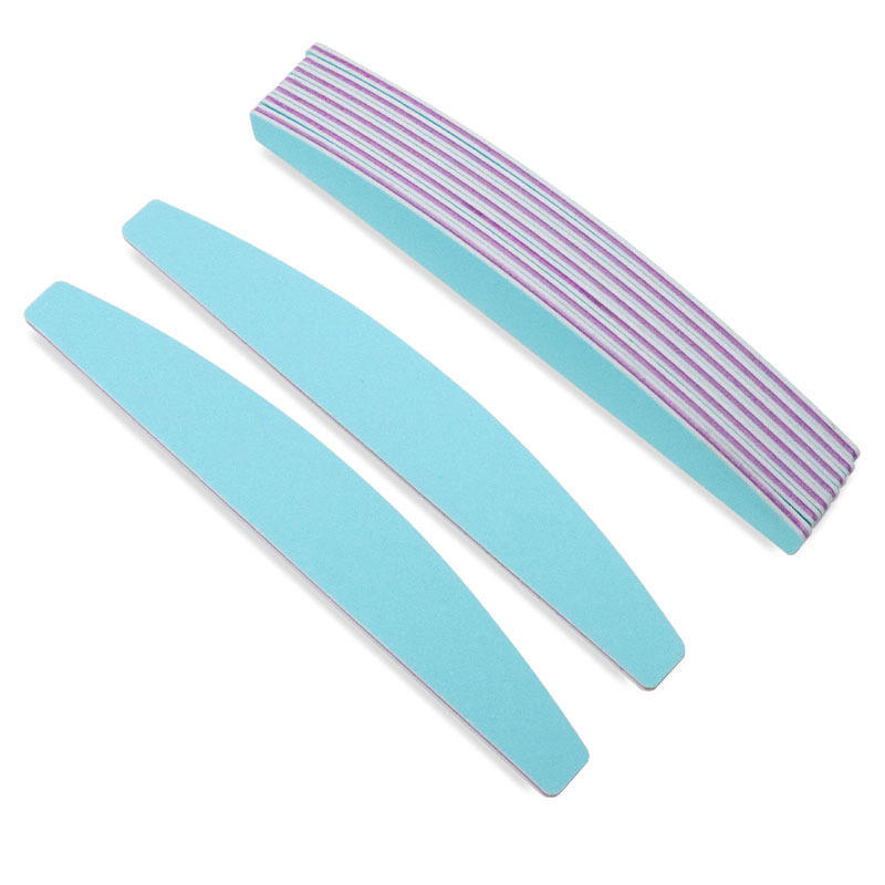 Demi-lune bleu ciel lime épaisse-180/180