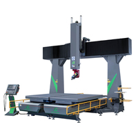 Fresadora CNC Profesional de 5 Ejes con Control Mach3 ATC, NC Studio, Syntec PLC, RichAuto, Motor para Moldes Compuestos, Tallado Artístico en Madera