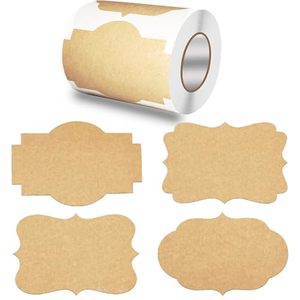 Custom Writable Gift Labels & Stickers for for Essential <b>Oil</b> <b>Bottle</b>, Jars, Food Storage or Gift Decoration - Product Image 1