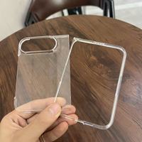 Nouvelle coque transparente pour iPhone Duo Fold, coque de téléphone portable en PC rigide antichoc transparente pour iPhone 18 Duo
