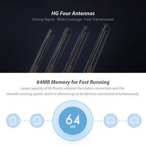 Original <span class=keywords><strong>Mi</strong></span> <span class=keywords><strong>WIFI</strong></span> <span class=keywords><strong>Router</strong></span> 4C 802,11 B/G/n 2,4 GHz 300Mbps Routers inalámbricos Repetidor Control de aplicación inteligente - Product Image 5