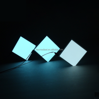 Lámina Electroluminiscente Cortable Tamaño A4, Lámina Electroluminiscente con Retroiluminación, Lámina EL Brillante, LED Electroluminiscente