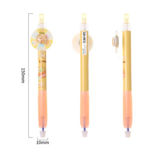 Stylo effaçable mignon avec roue rotative, design de plateau tournant pour les choix alimentaires quotidiens, recharge, écriture fluide, encre bleue pour l'école - Product Image 3