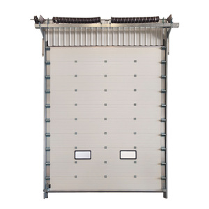 Ouvre-porte coulissant sectionnel industriel à levage <span class=keywords><strong>vertical</strong></span> Système coulissant Portes de garage à enroulement pour entrepôt d'usine - Product Image 1