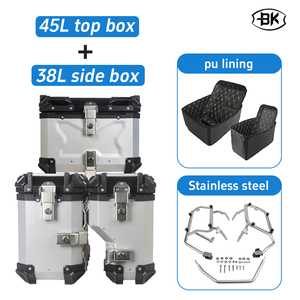 38 תיבות בצד שחור ליטר + תיק למעלה במקרה העליון אופנוע סיטונאי אופנוע - Product Image 5