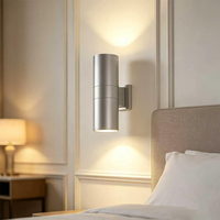 Lampes murales LED VHMatte Black 10W, éclairage haut/bas, en aluminium, étanches, 3500K blanc chaud, CRI 98, garantie 1 an, 170 Lm/W