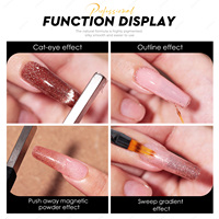 JTING Nouvelle Tendance 6 couleurs Platine Cat Eye Gel Vernis À Ongles Haute Pigment Cat Eye Ongles Gel Professionnel ODM Personnalisé Fournisseur D'ongles