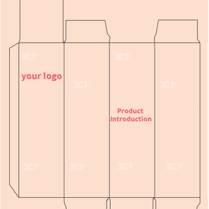 化妆品包装用定制化妆纸包装盒艺术纸折叠化妆盒 - Product Image 2
