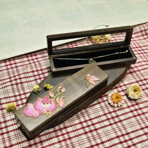 תיבת תכשיטים אישית Cloisonne-מארז עץ בעבודת יד - Product Image 6